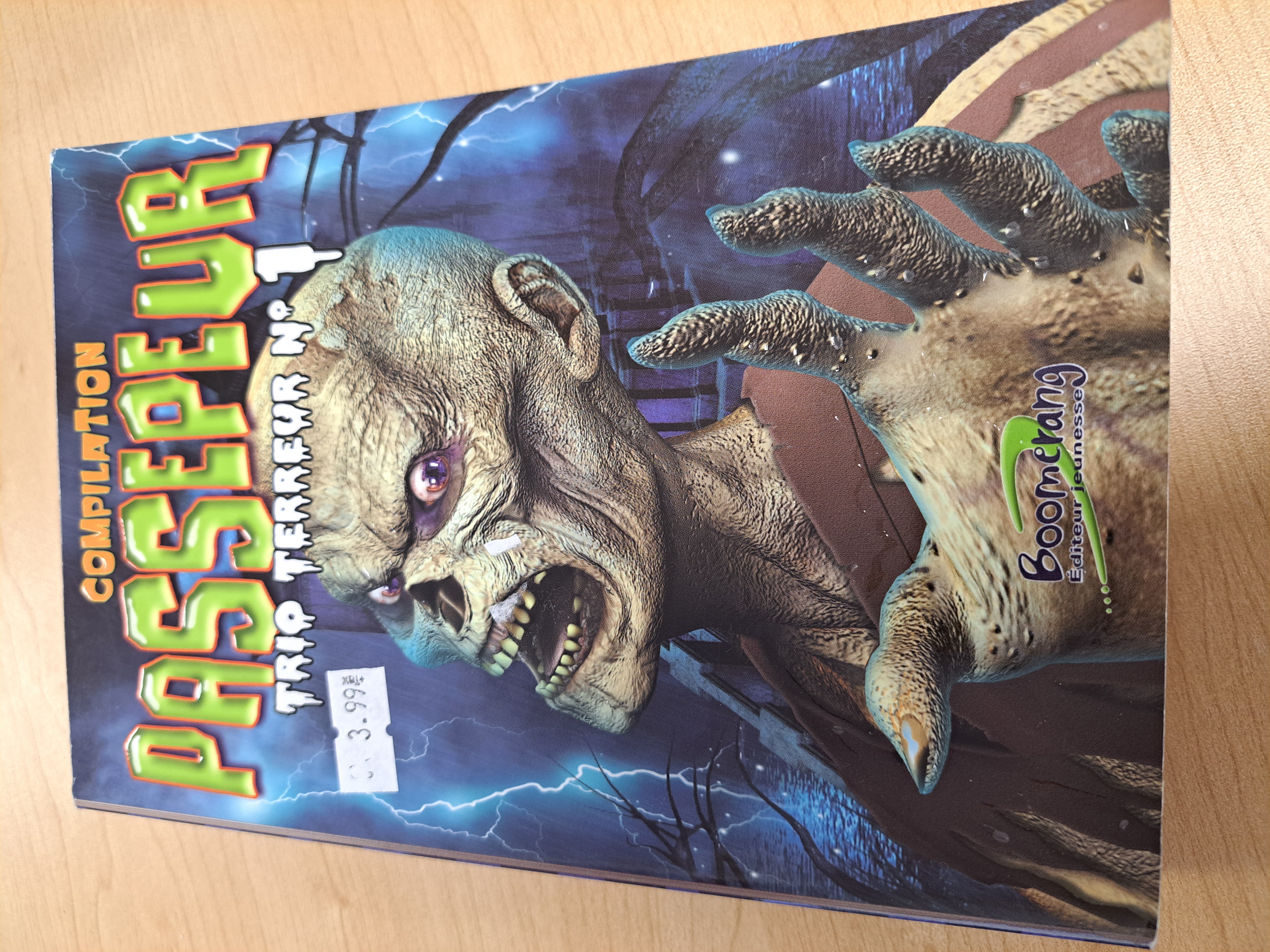 Compilation Passepeur Trio terreur no1 Richard Petit livre usagé